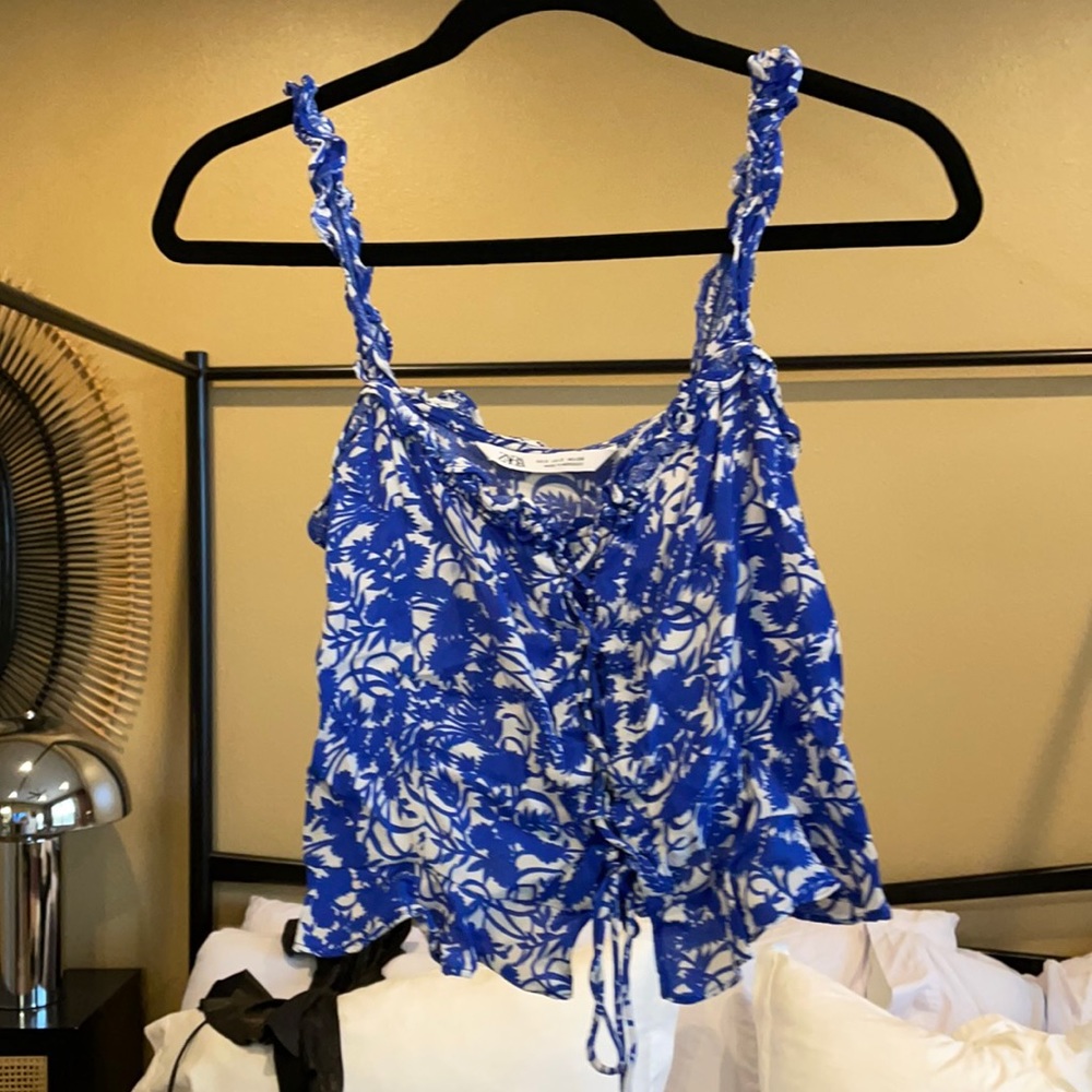 Lace Up Crop Tank